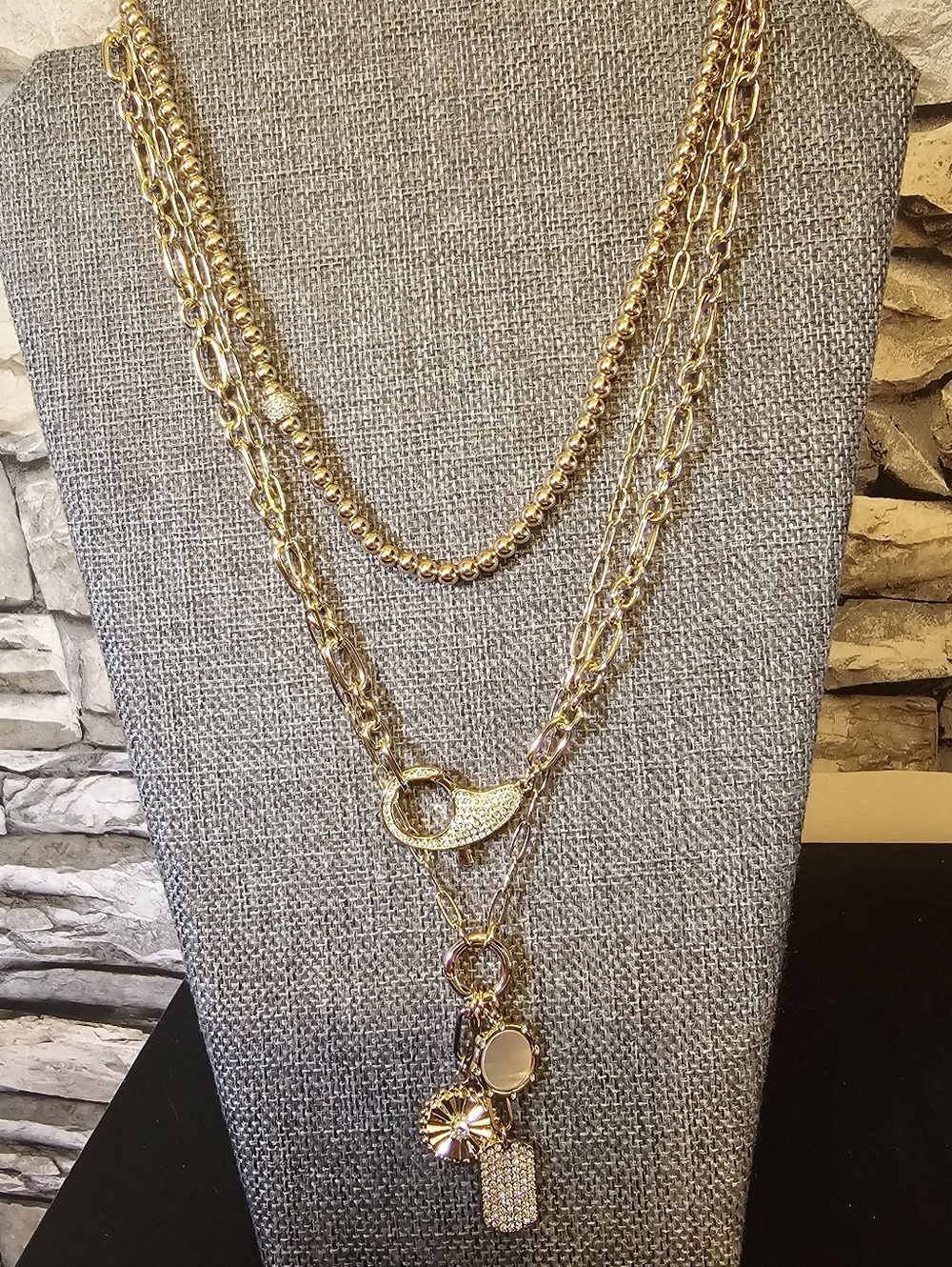 Park Lane Golden Aspen Necklace